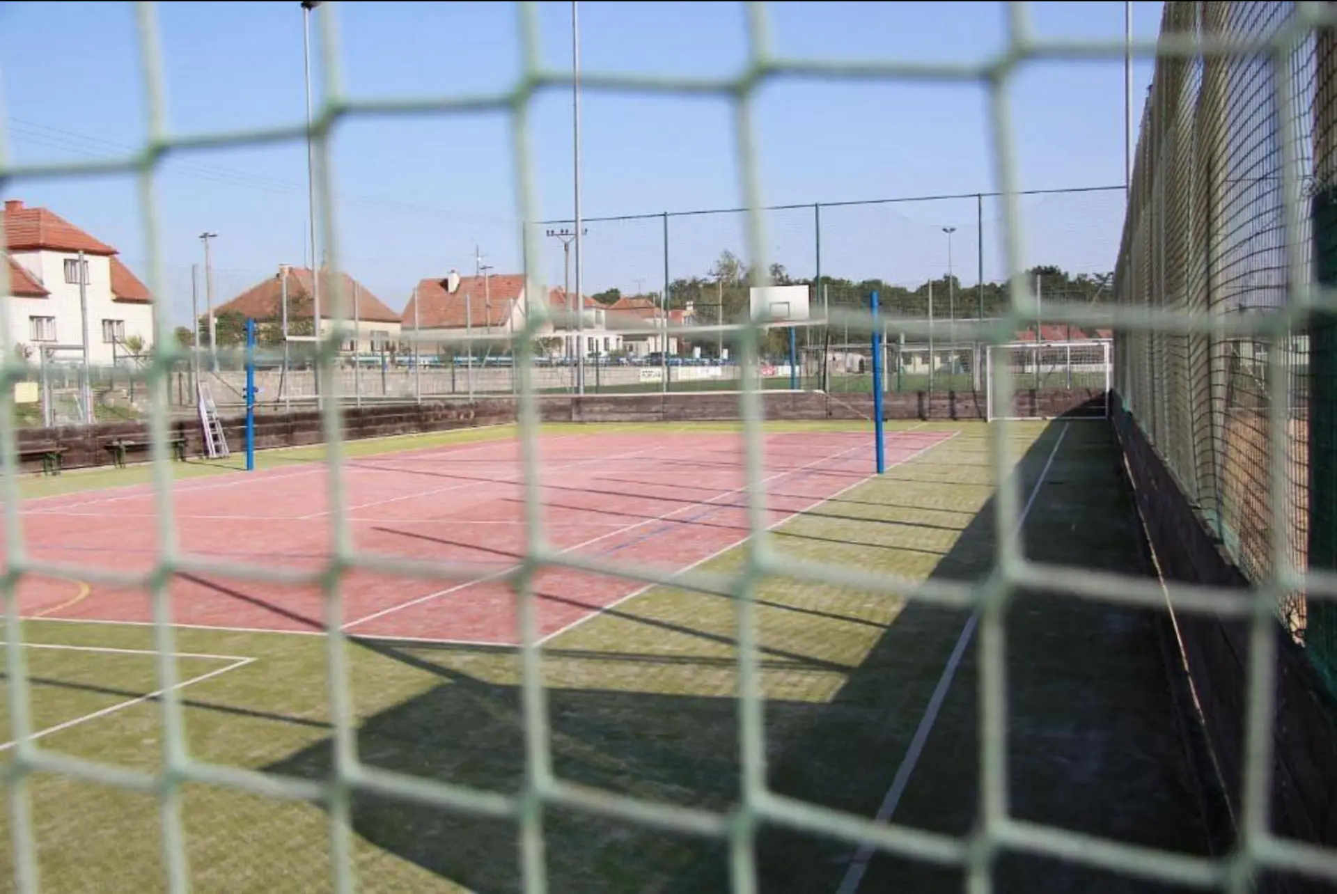 Sportovní areál v Jevišovicích 200 metrů od chalupy